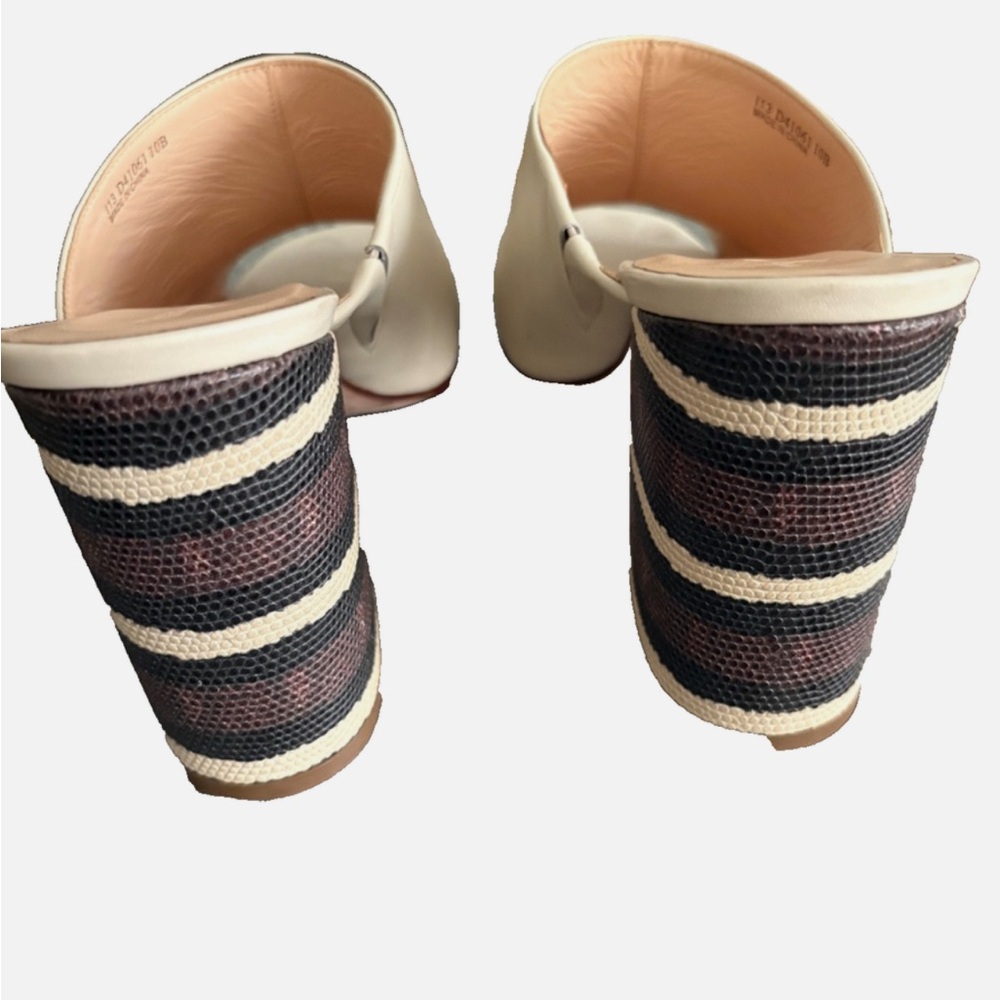 Women's Cole Haan Ivory Luci High Slides - Size 10B - Picture 2 of 4